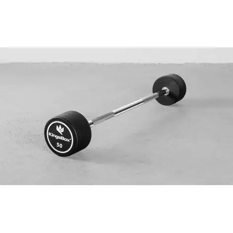 Barre d'haltère monobloc préchargée 10 kg à 50 kg - vue 5