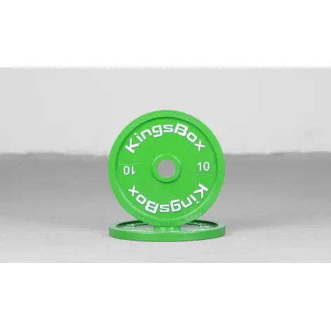 Disques de poids de musculation et powerlifting calibrés - vue 2