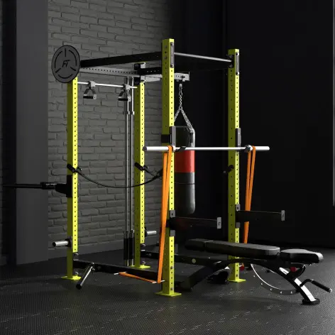 Rack de crosstraining professionnel en acier modulable - vue 3