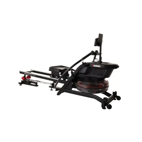 Rameur à fonctionnement à eau haute technologie avec bras avirons - 6 niveaux de résistance - WaterEffect 3D - vue 3