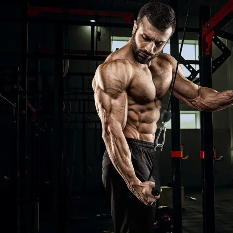 Câble de musculation avec système de poulie - vue 3