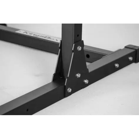 Support cage Half rack de musculation - vue 3