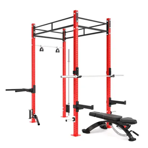 Cage de crosstraining multipostes plateforme fonctionnelle - vue 2