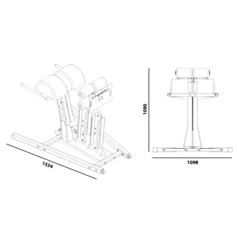 Glute ham developer professionnel - vue 10