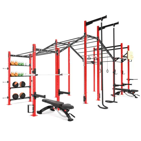 Rig cage de crosstraining professionnelle plateforme complète - vue 2