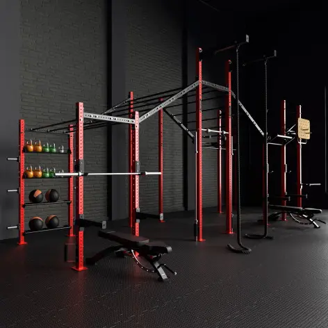 Rig cage de crosstraining professionnelle plateforme complète - vue 4