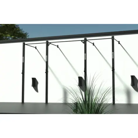 Rig de musculation outdoor à fixation murale - vue 5