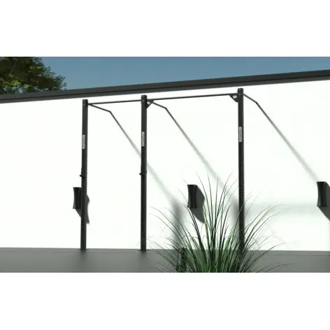Rig de musculation outdoor à fixation murale - vue 4