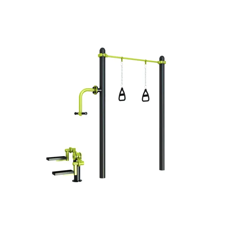 Double equipement de fitness extérieur pour entraînement outdoor