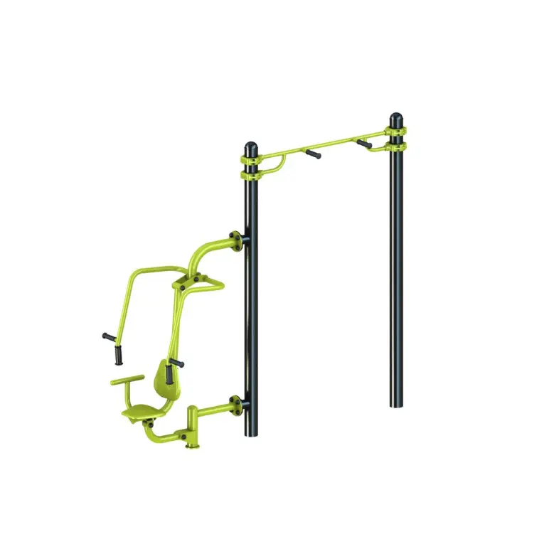 Station de fitness outdoor combiné 2 en 1