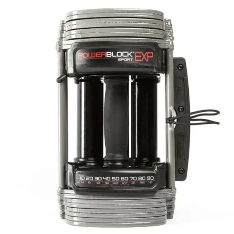 Haltères à charge variable powerblocks de musculation 2 à 22,5 kg - vue 3