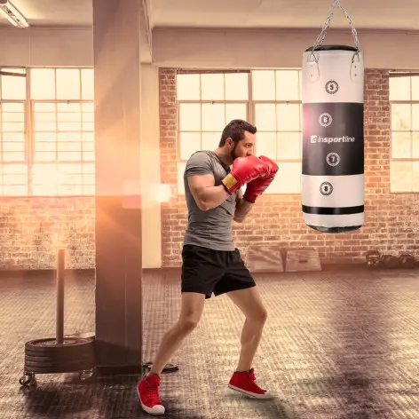 Sac de frappe avec cibles - vue 3