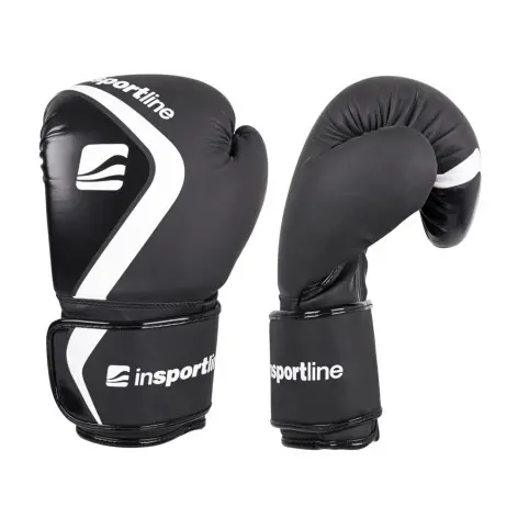 Gants de boxe noir et blanc - vue 2