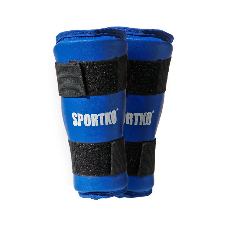 Protège tibias bleu