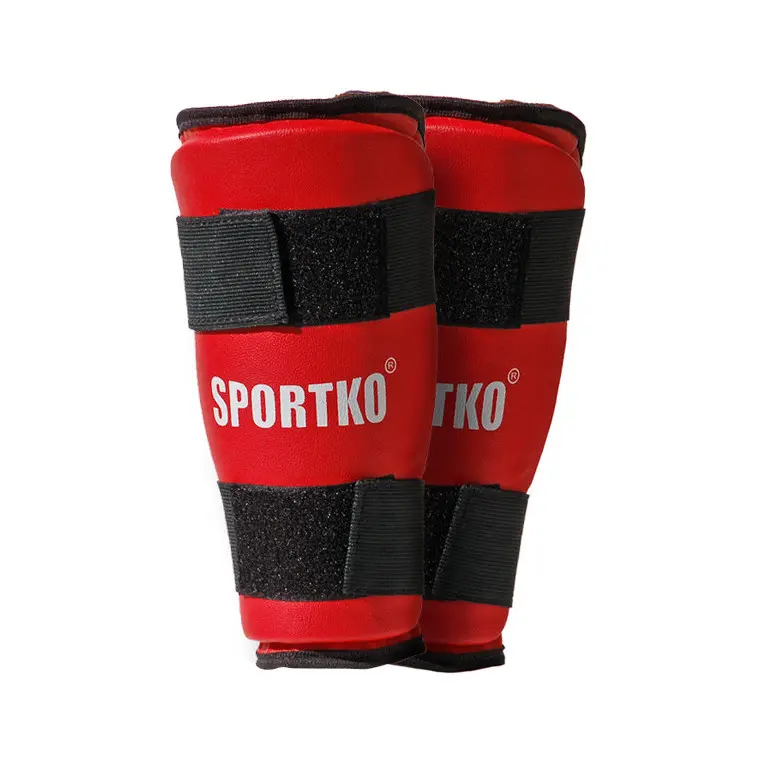 Protège tibias rouge