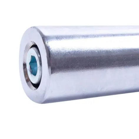 Barre olympique en acier chromé - vue 2