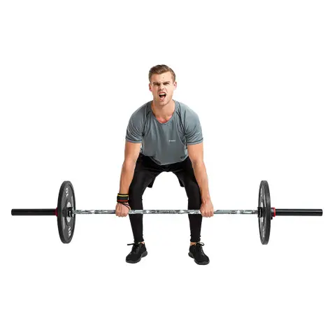 Barre d'haltère de musculation - vue 2