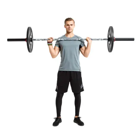 Barre d'haltère de musculation - vue 3