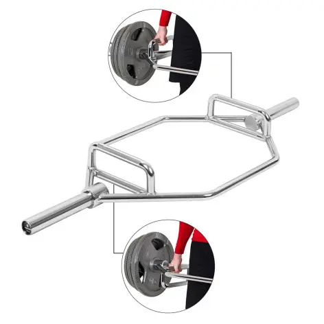 Barre de deadlift olympique - vue 4