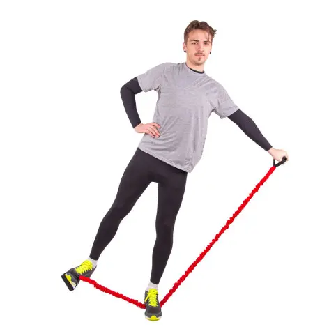 Elastique de résistance 130 cm pour renforcement musculaire - Résistance 1.4 kg à 5 kg - vue 4