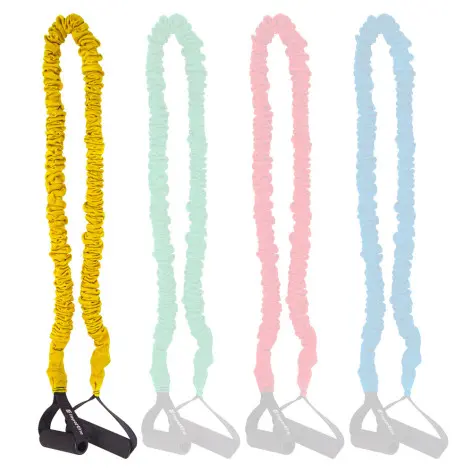 Elastique de résistance 130 cm pour renforcement musculaire - Résistance 1.4 kg à 5 kg - vue 6