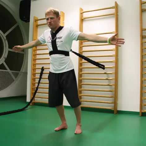 Bande de résistance avec sangle réglable pour entraînement en homegym - vue 4