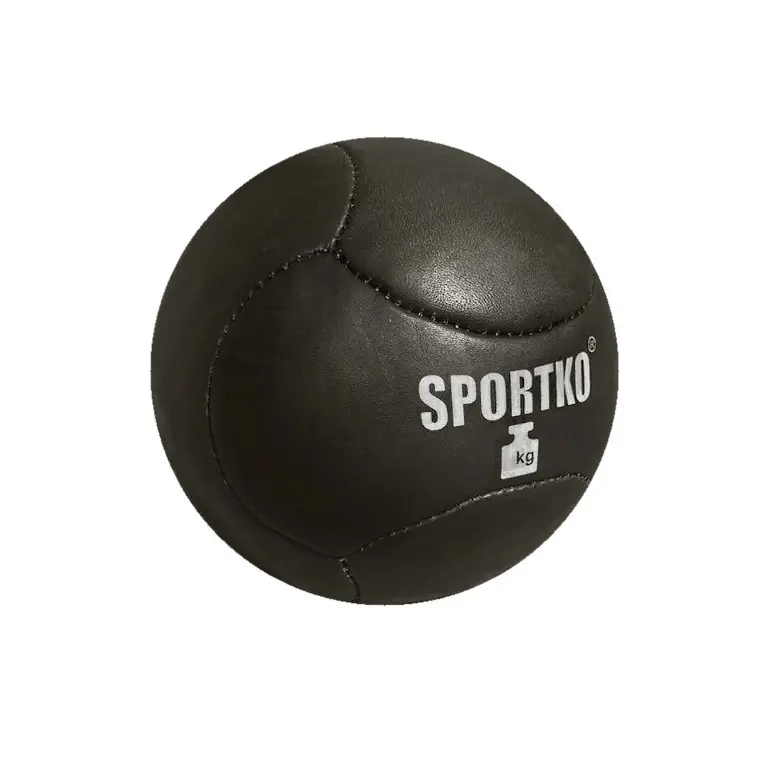 Médecine ball en cuir de haute qualité pour renforcement musculaire 8 kg à 12 kg