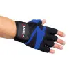 Paire gants d'entraînement en cuir fitness crosstraining et musculation