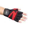 Paire gants d'entraînement en cuir fitness crosstraining et musculation - vue 5