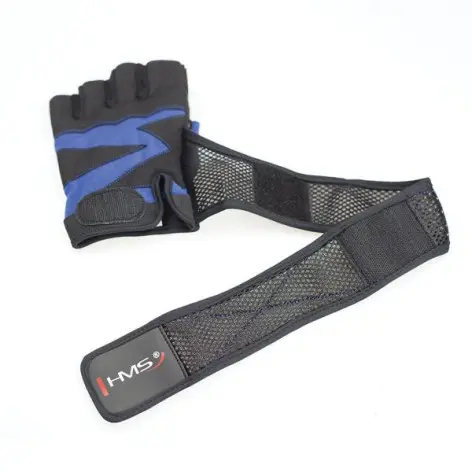 Paire gants d'entraînement en cuir fitness crosstraining et musculation - vue 4