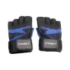 Paire gants d'entraînement en cuir fitness crosstraining et musculation - vue 2