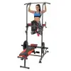 Chaise romaine multifonction pliable traction dips et dévéloppé couché home gym - vue 5