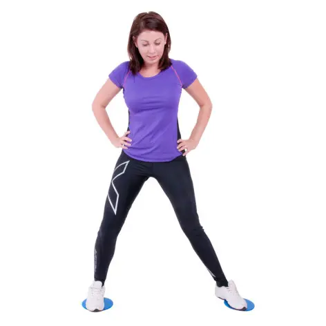 Paire de disques pour surface lisse - accessoire de musculation homegym - vue 2