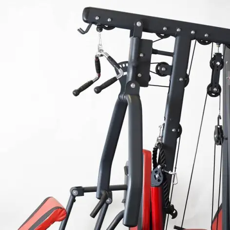 Triangle de tirage poignées larges en caoutchouc musculation du dos - vue 4