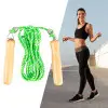 Corde à sauter avec poignées en bois - cardio training à la maison ou en homegym