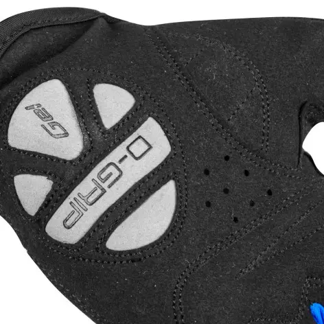 Gants de fitness anti-dérapant avec fermeture velcro - noir et bleu - vue 5