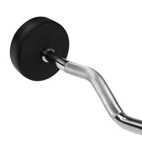 Barre de musculation EZ préchargée monobloc 40 kg - vue 3