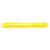 Bande de résistance jaune pour renforcement musculaire - longueur 27,5 cm flexible - vue 2