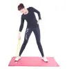 Bande de résistance jaune pour renforcement musculaire - longueur 27,5 cm flexible - vue 5
