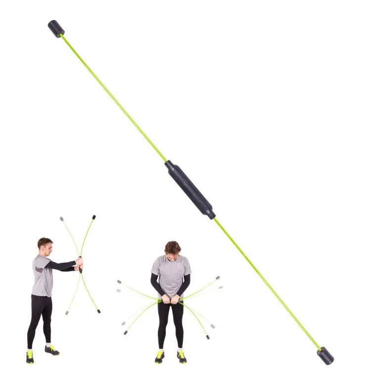 Barre flexible de musculation - Entraînement fitness à domicile