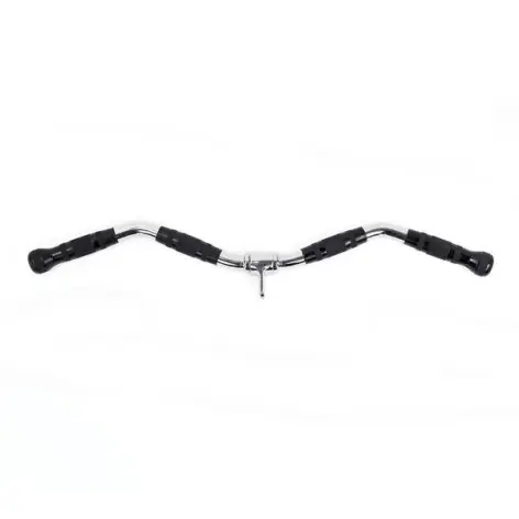 Barre de curl coudée entraînement biceps/triceps pour machine à poulie - vue 3