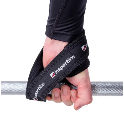 Sangle de tirage d'haltérophilie pour exercices de tractions et soulevés de terre à la barre - vue 2