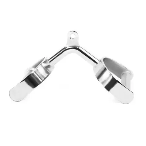 Poignée double de tirage pour entraînement des dorsaux à la poulie - vue 2