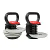 Kettlebell réglable avec charge ajustable de 3 à 17 kg - vue 1