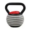 Kettlebell réglable avec charge ajustable de 3 à 17 kg