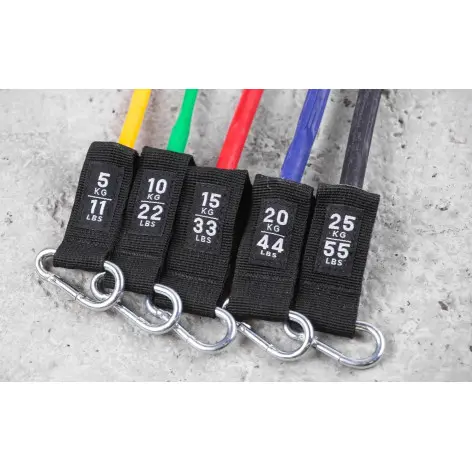 Kit complet de 5 sangles élastiques de résistance - vue 2