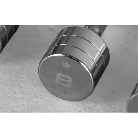 Haltères de musculation chromés de 1 kg à 10 kg - vue 12