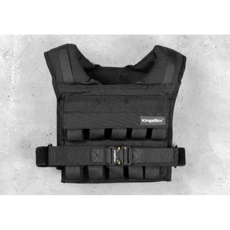 Gilet lesté 30 kg ou 20 kg en nylon pour entraînement de cross-training - Taille unique