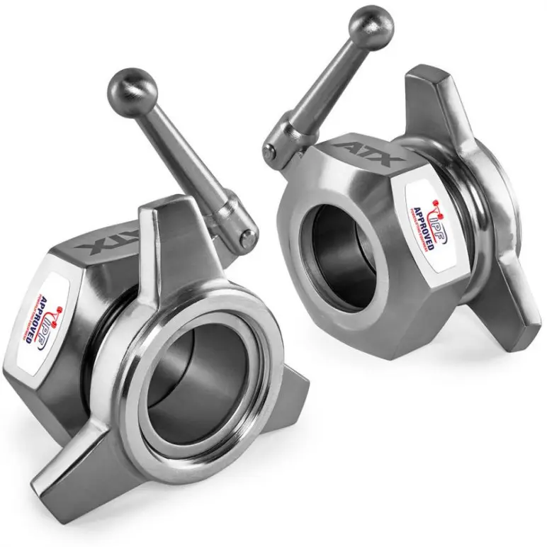 Paire de colliers de serrage de musculation de marque ATX diamètre olympique