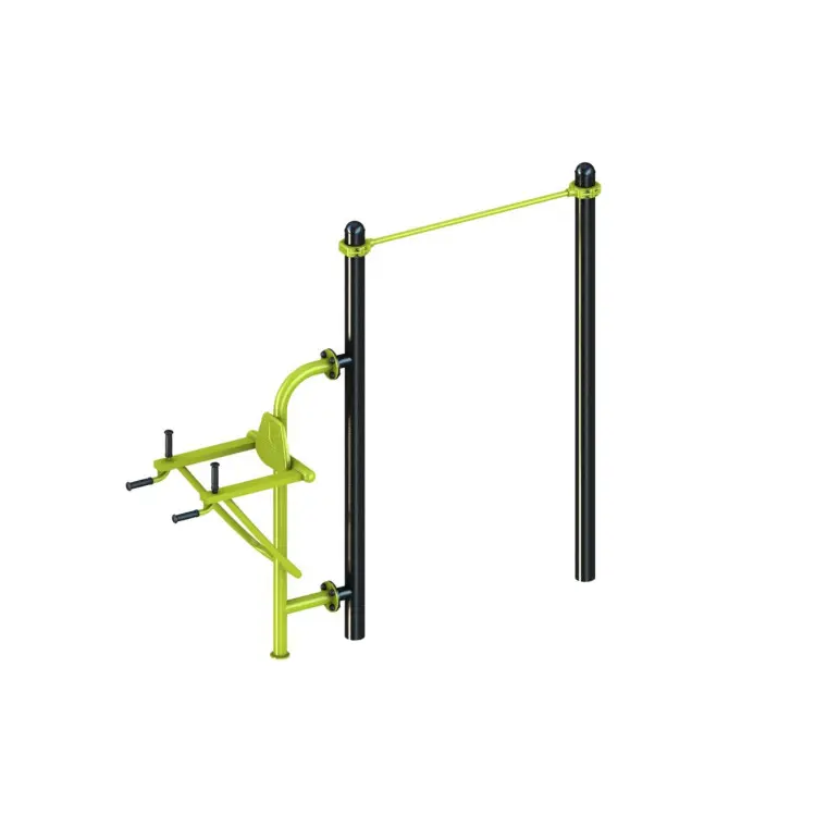 Station de street workout combiné chaise romaine